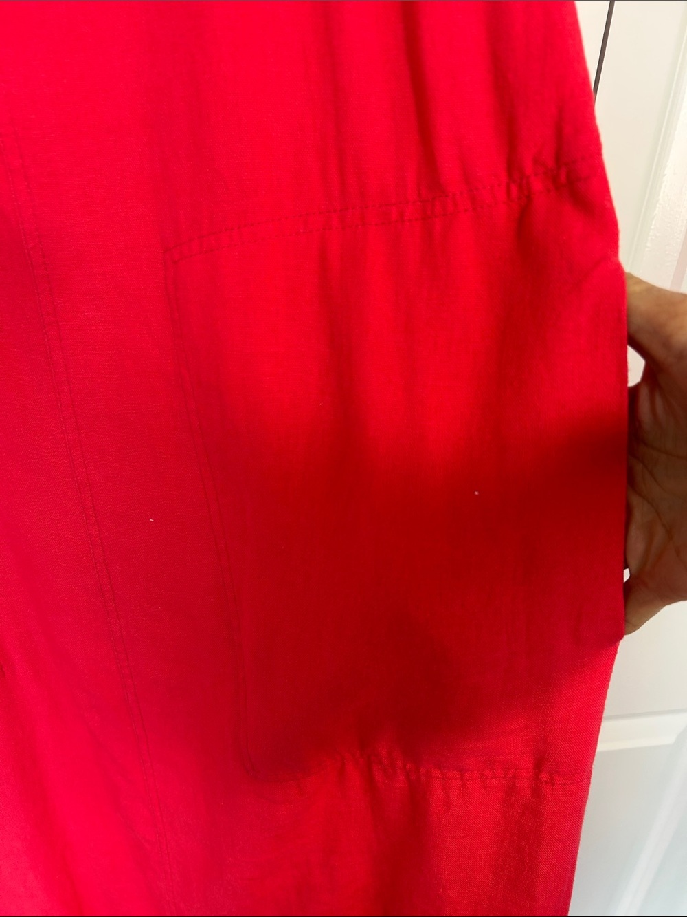 Sleeveless Red Midi Dress - Picture 3 of 6